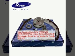 Neue Originalteile OEM TC0345VFK 13506-0D020 1ZZ Motor Timing Chain Kit & Zubehör Reparaturset für Toyota Corolla 3ZZ 4ZZ